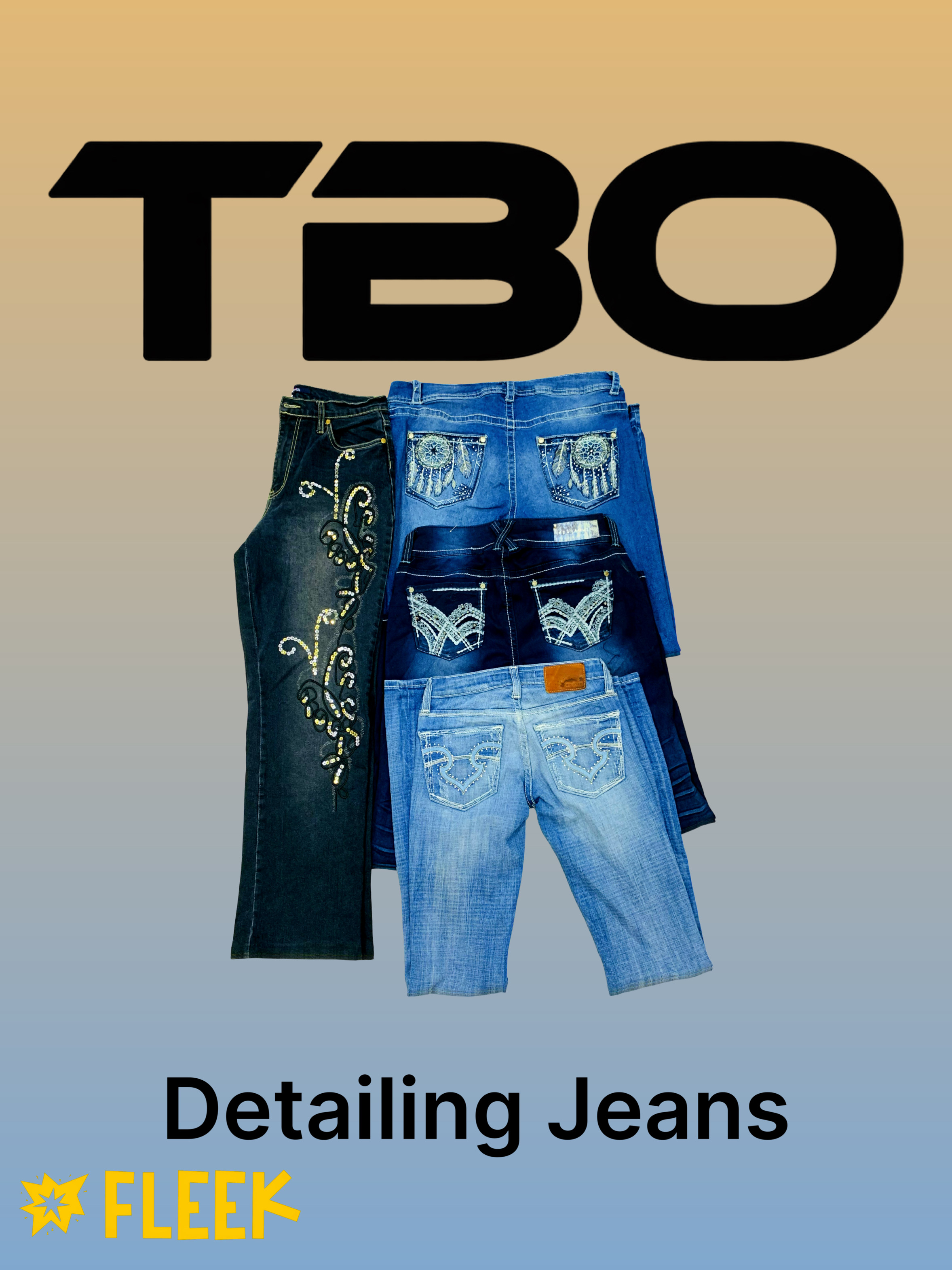 Detailing Jeans (TBO-66)