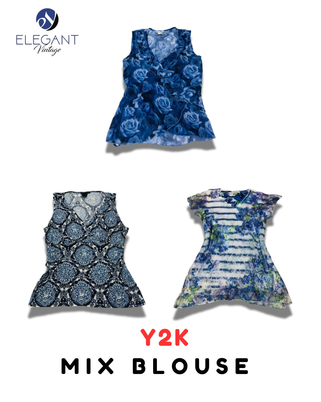 Y2K Mix Bluse - EV2104