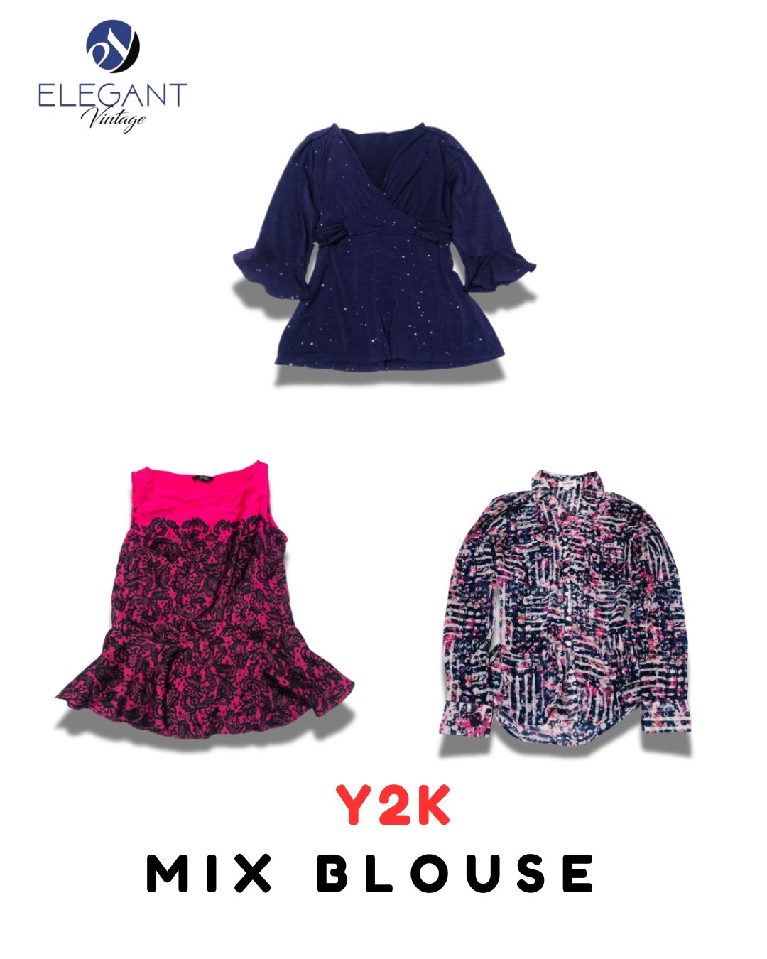 Y2K Mix Blouse - EV2105