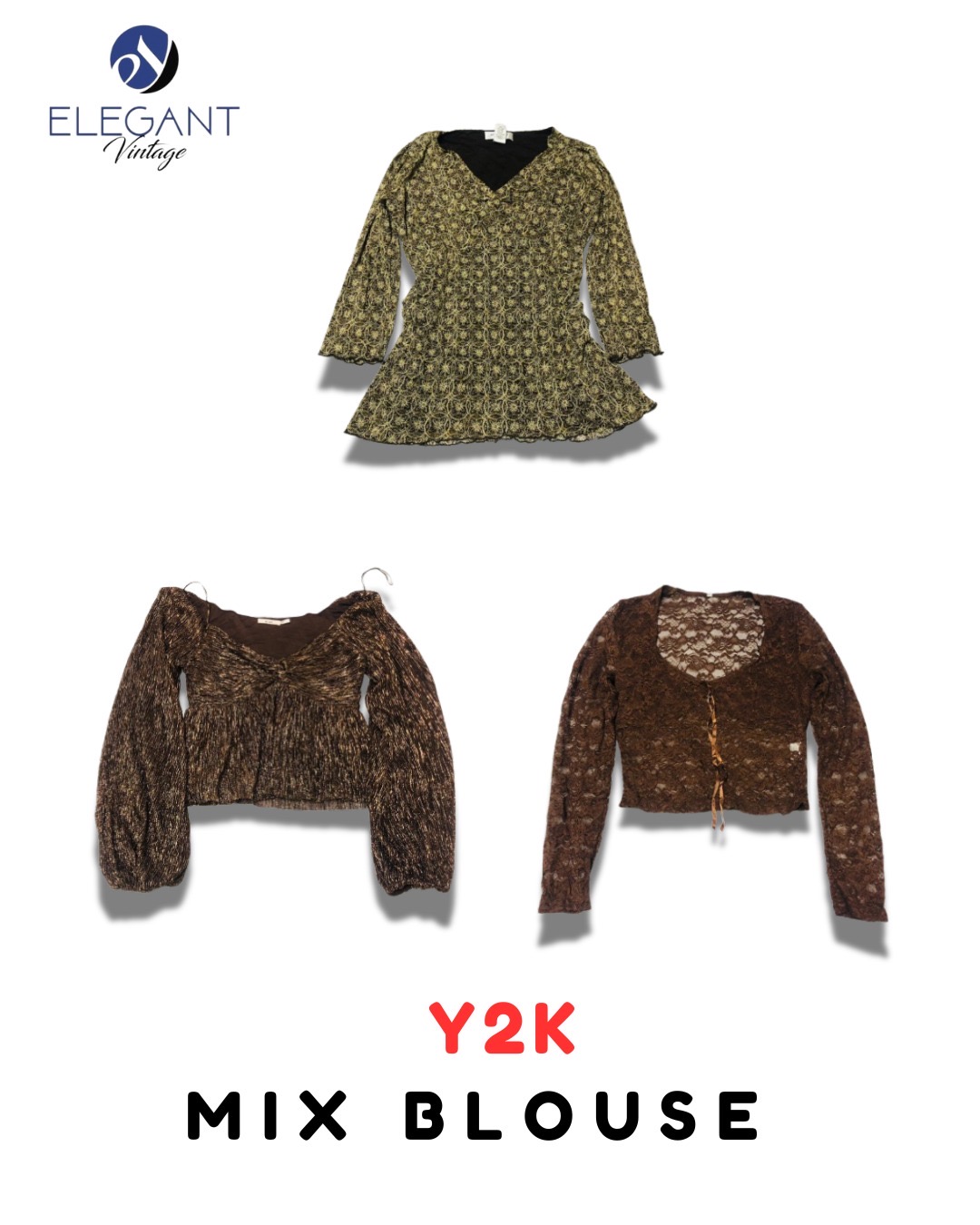 Y2K Mix Bluse - EV2107