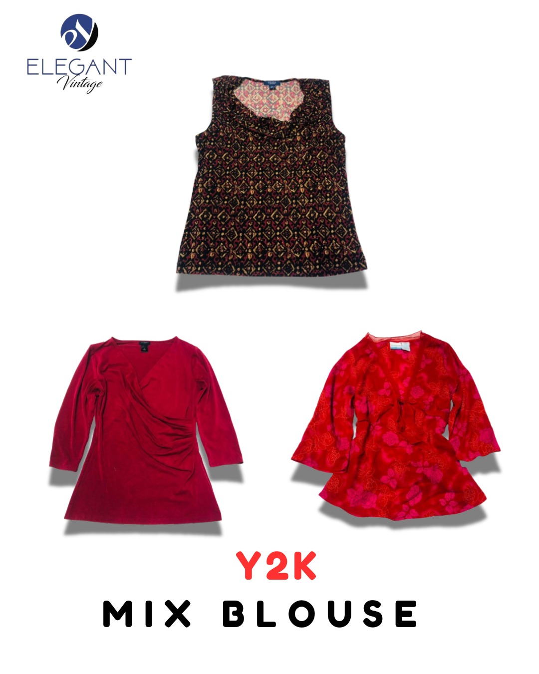 Y2K Mix Blouse - EV2110