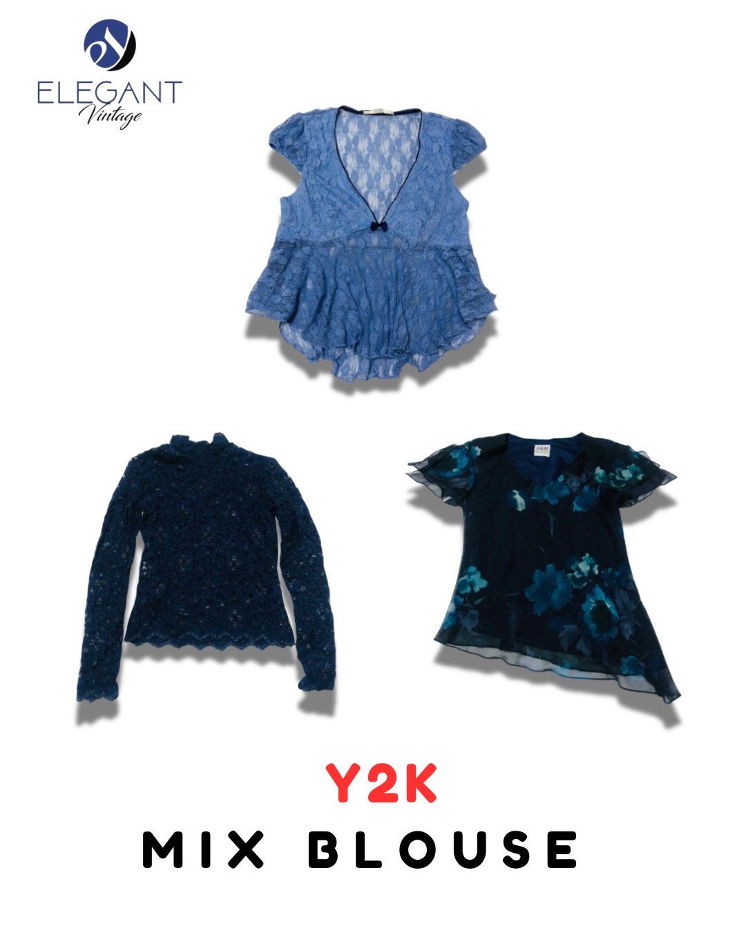 Y2K Mix Blouse - EV2119