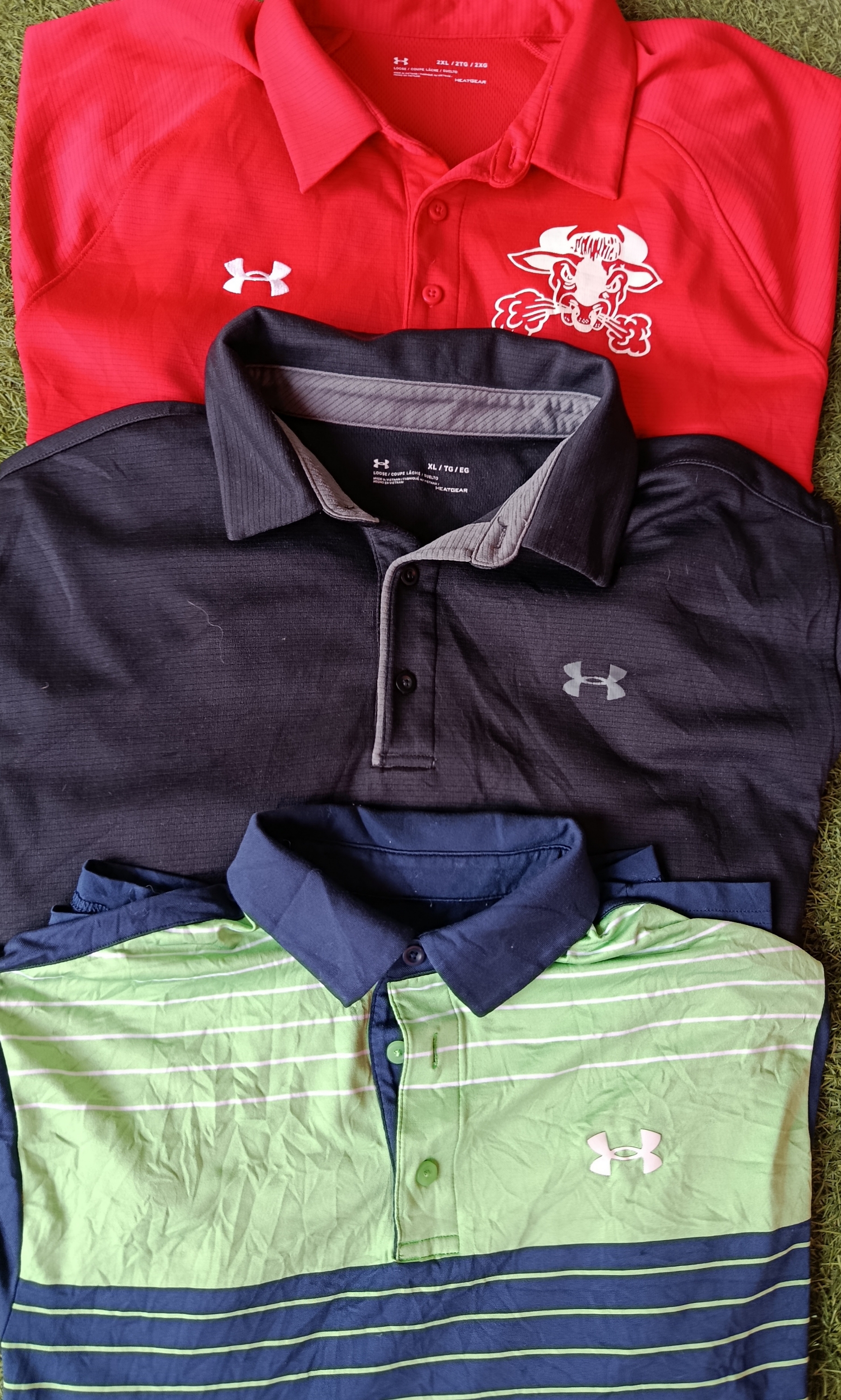 Camisetas Under Armour (Com gola) 13 peças (RV # 049)