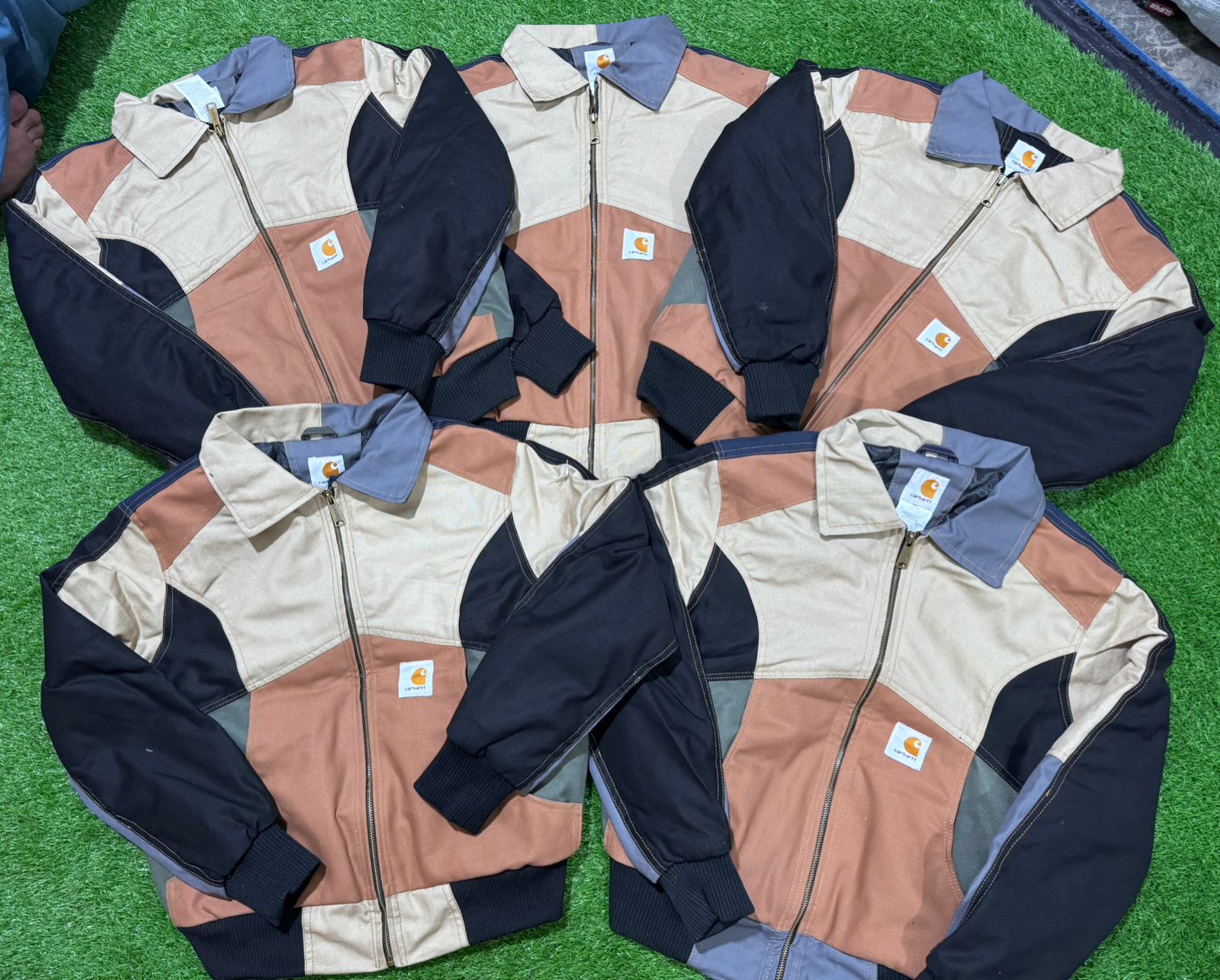 Veste patchwork Carhartt style Rework.