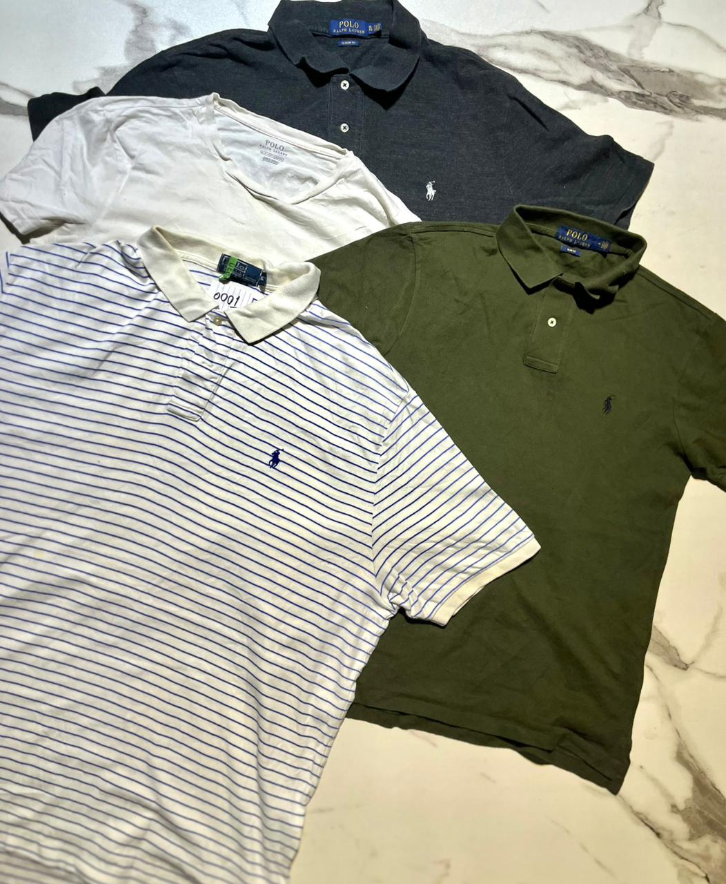 T-shirt authentique Ralph Lauren 10 pièces lot VH-001