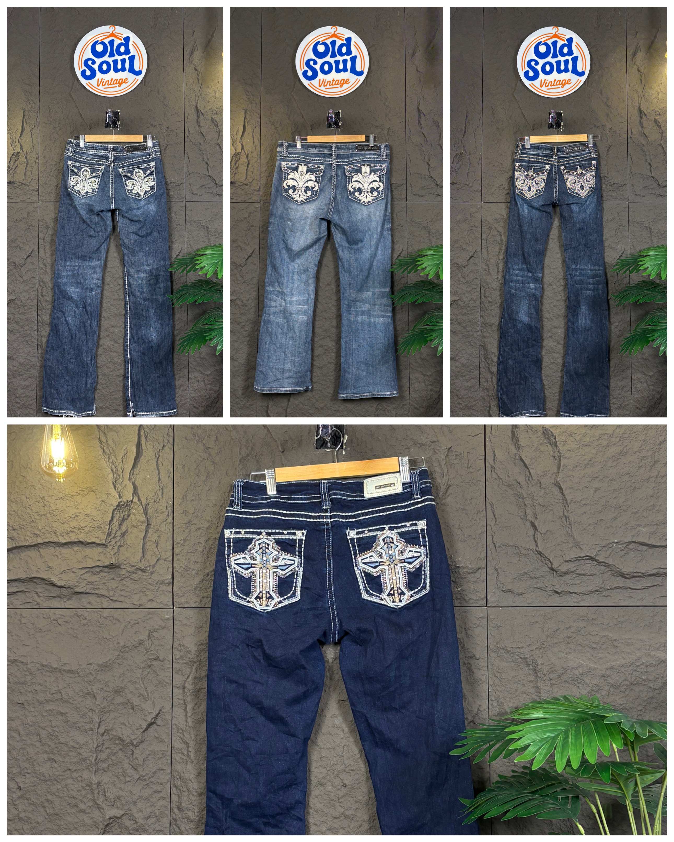 Y2K Flare Jeans Bundle | Embroidered & Embellished Styles 🌟👖