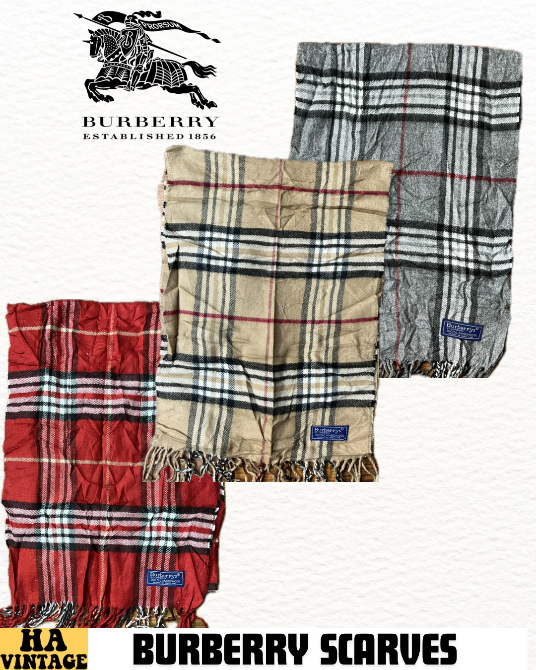 Premium Burberry Scarves 🧣
