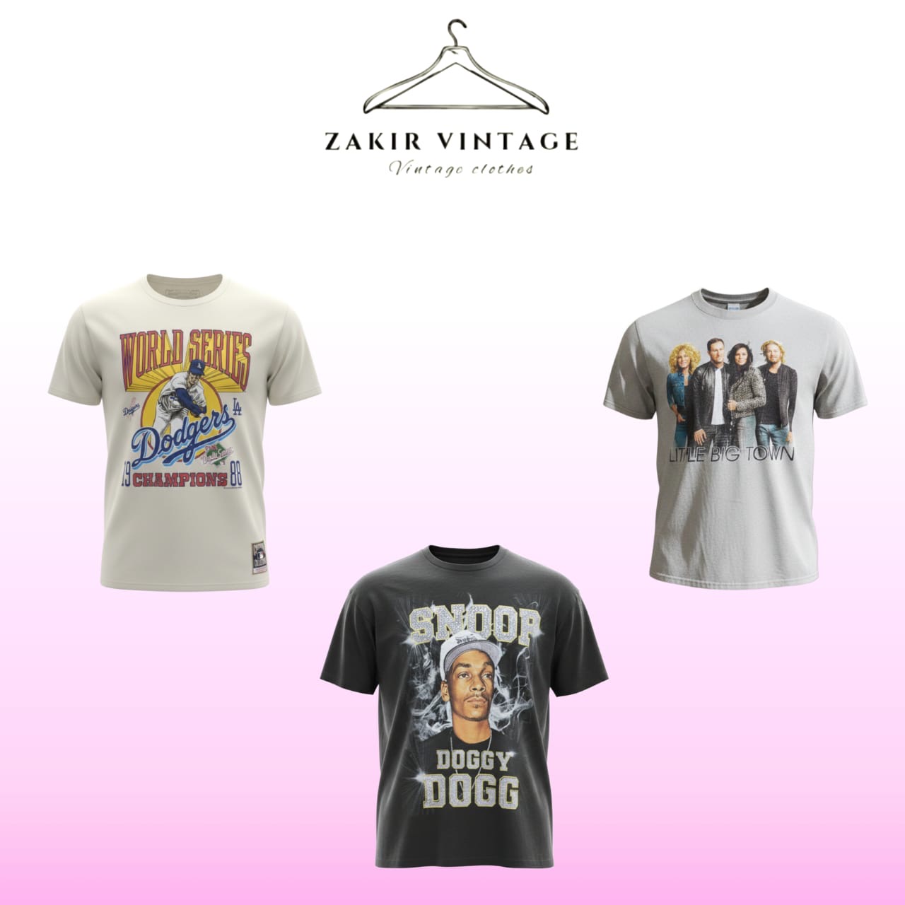 T-shirts imprimés vintage