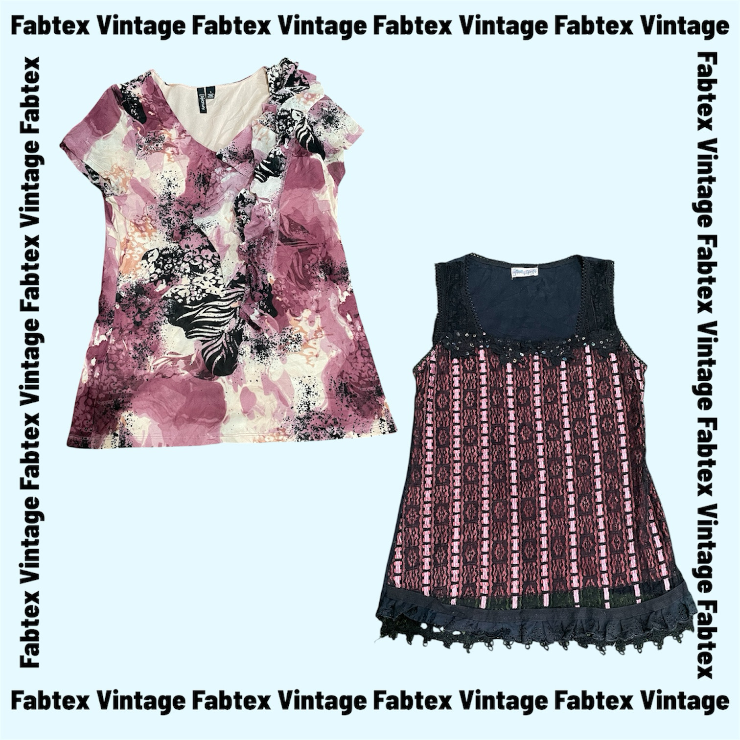 (FV832) Elegant Printed Party Tops | Premium Fleek Bundle