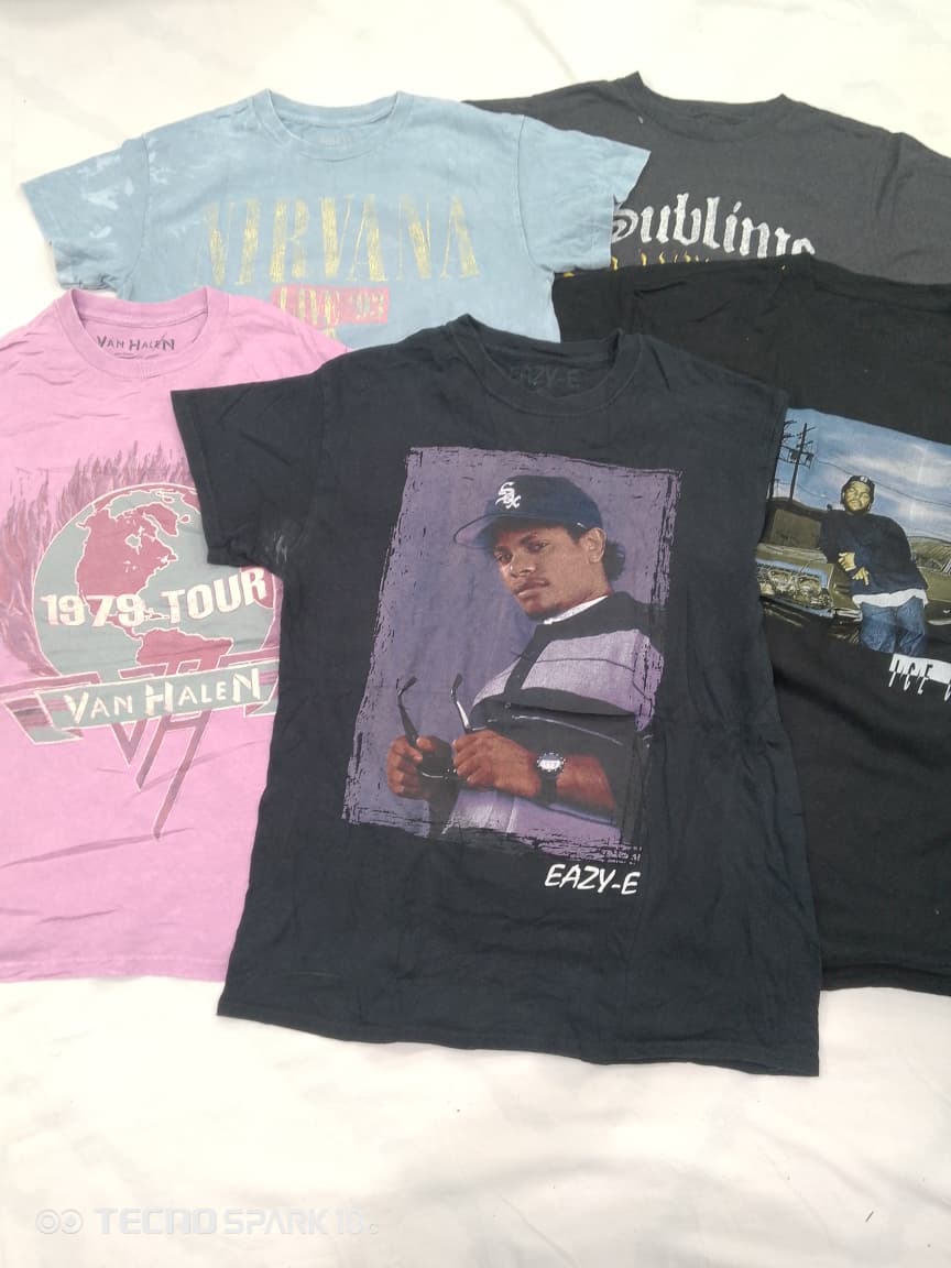 ZV1538 Music Print T-Shirt