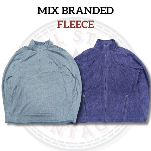 Fleece misti con marchi