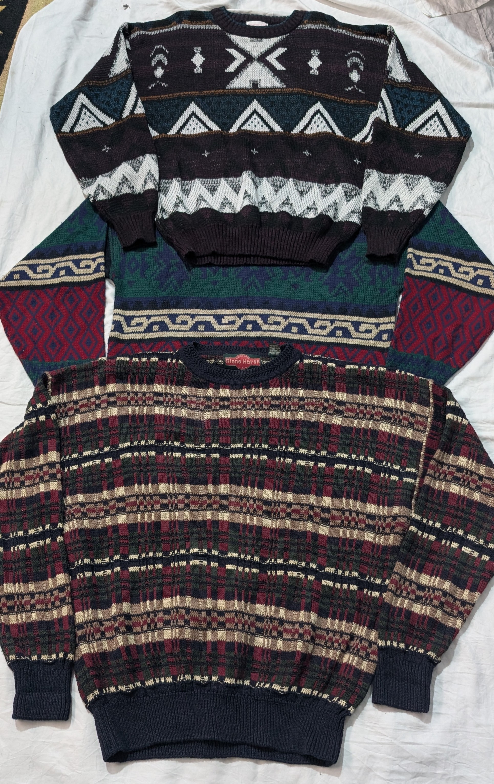 DARK SHADED PRINTED KNIT For MENS