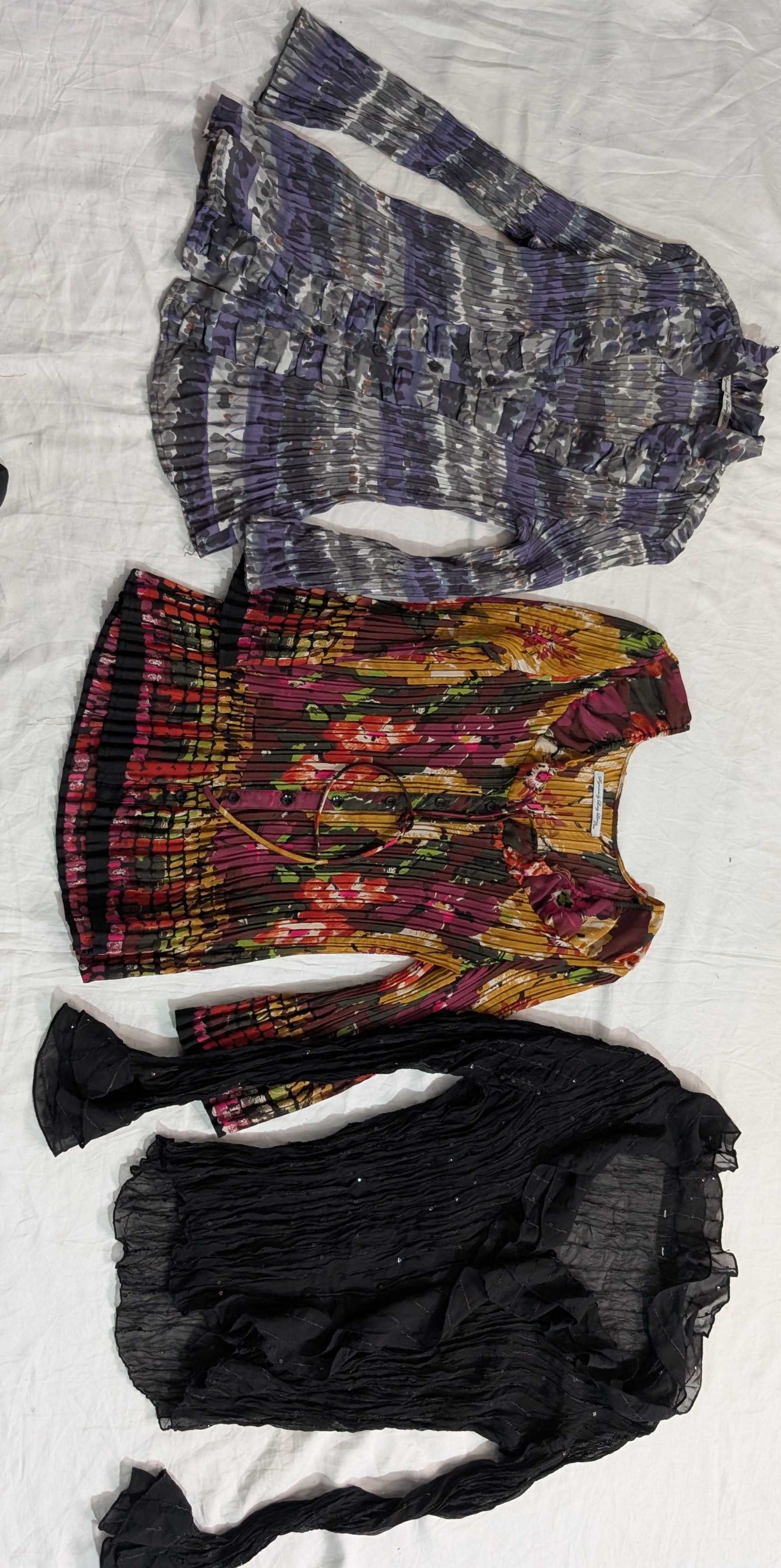 DESIGNER CRINKLE FULL SELEVE TOPS ( Brands inculoaded) S.L.B, Allison Taylor,etc