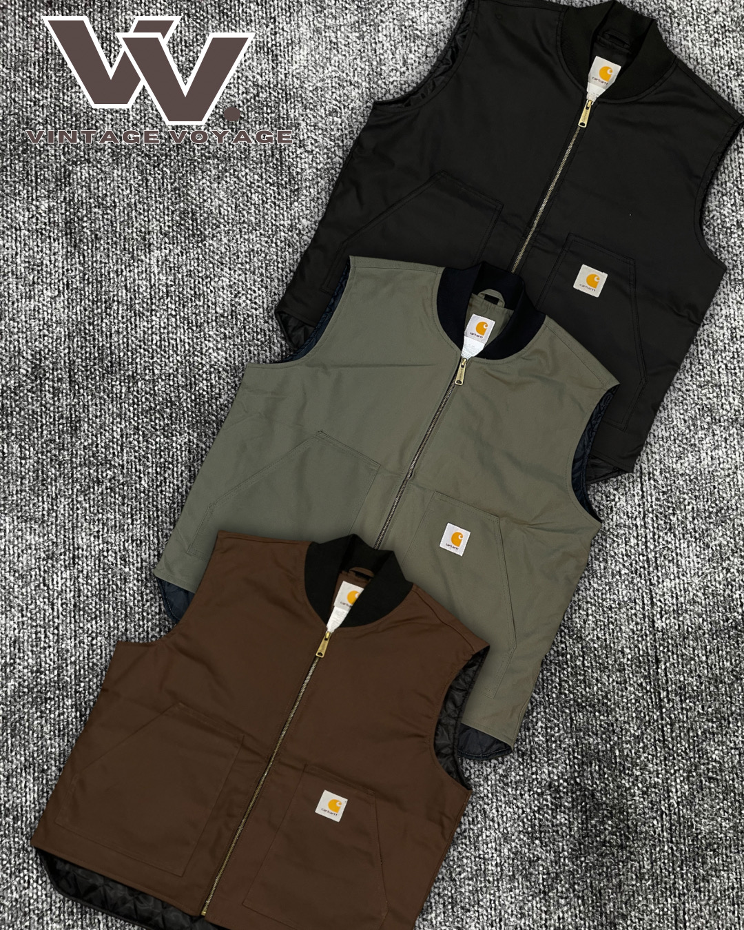 Carhartt style retravaillé mélange couleur gilets #17126