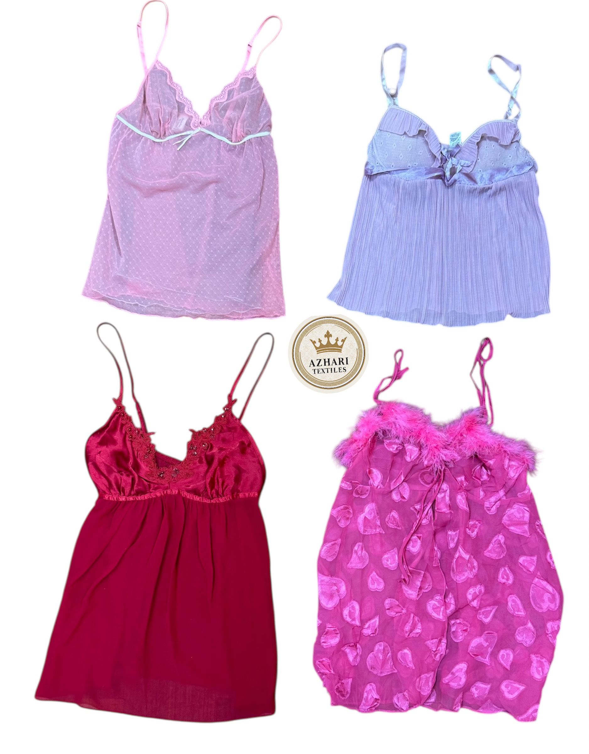 Tops Y2K rouges et roses 10 pcs à 347