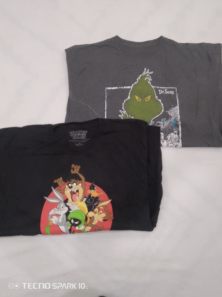 CRZ1533  Unbranded Cartoon Print T-Shirts