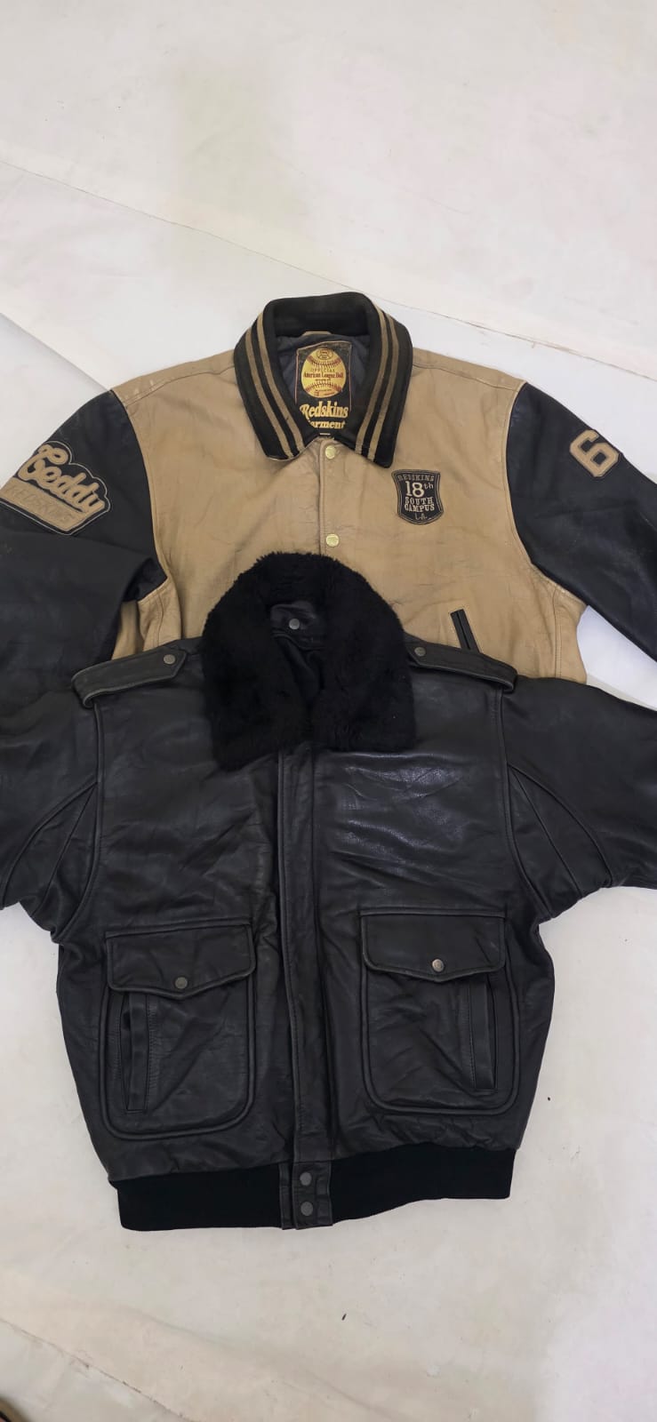 Men's vintage flight leather jackets