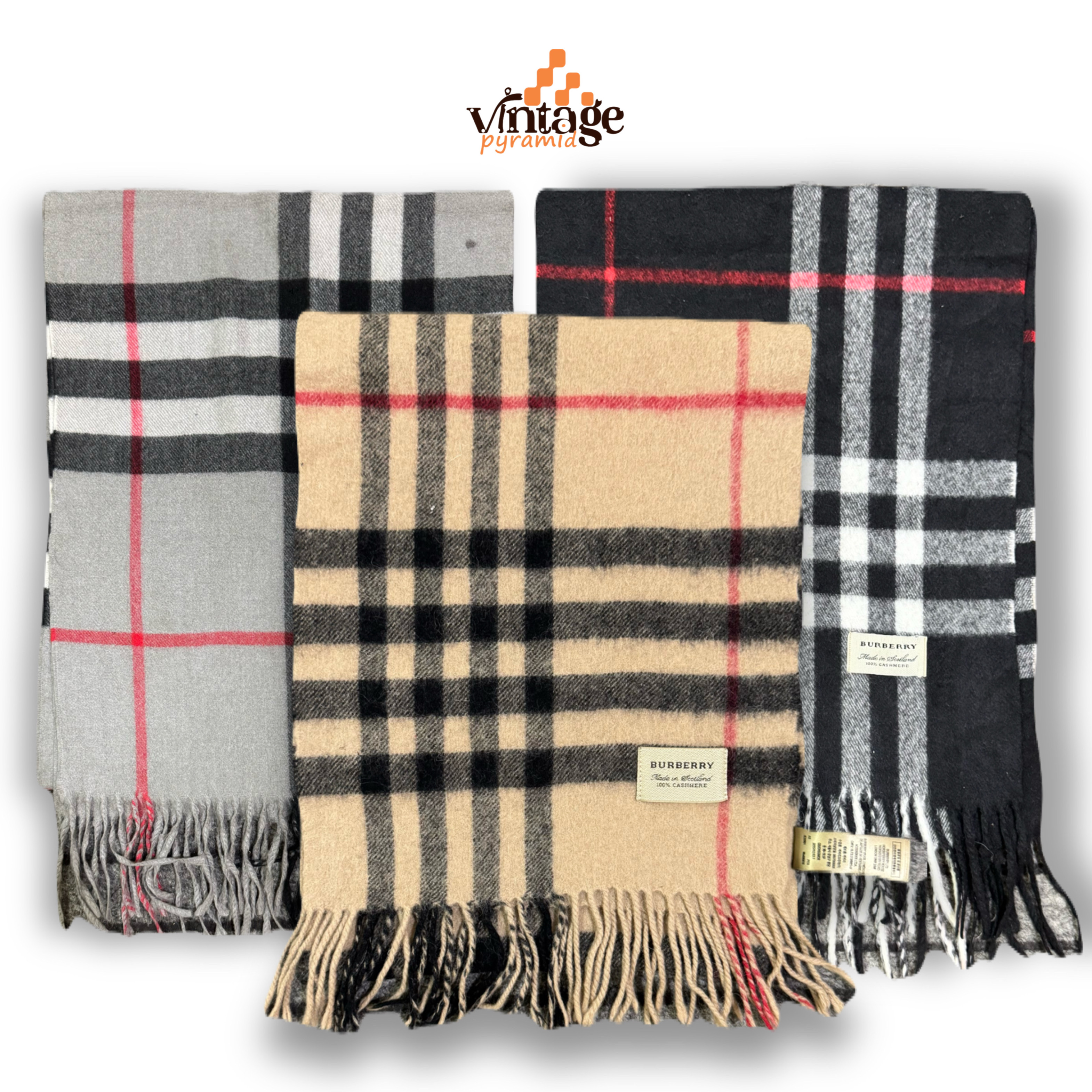 VPX1070 Burberry Scarves 100% Authentic Lambswool & Cashmere