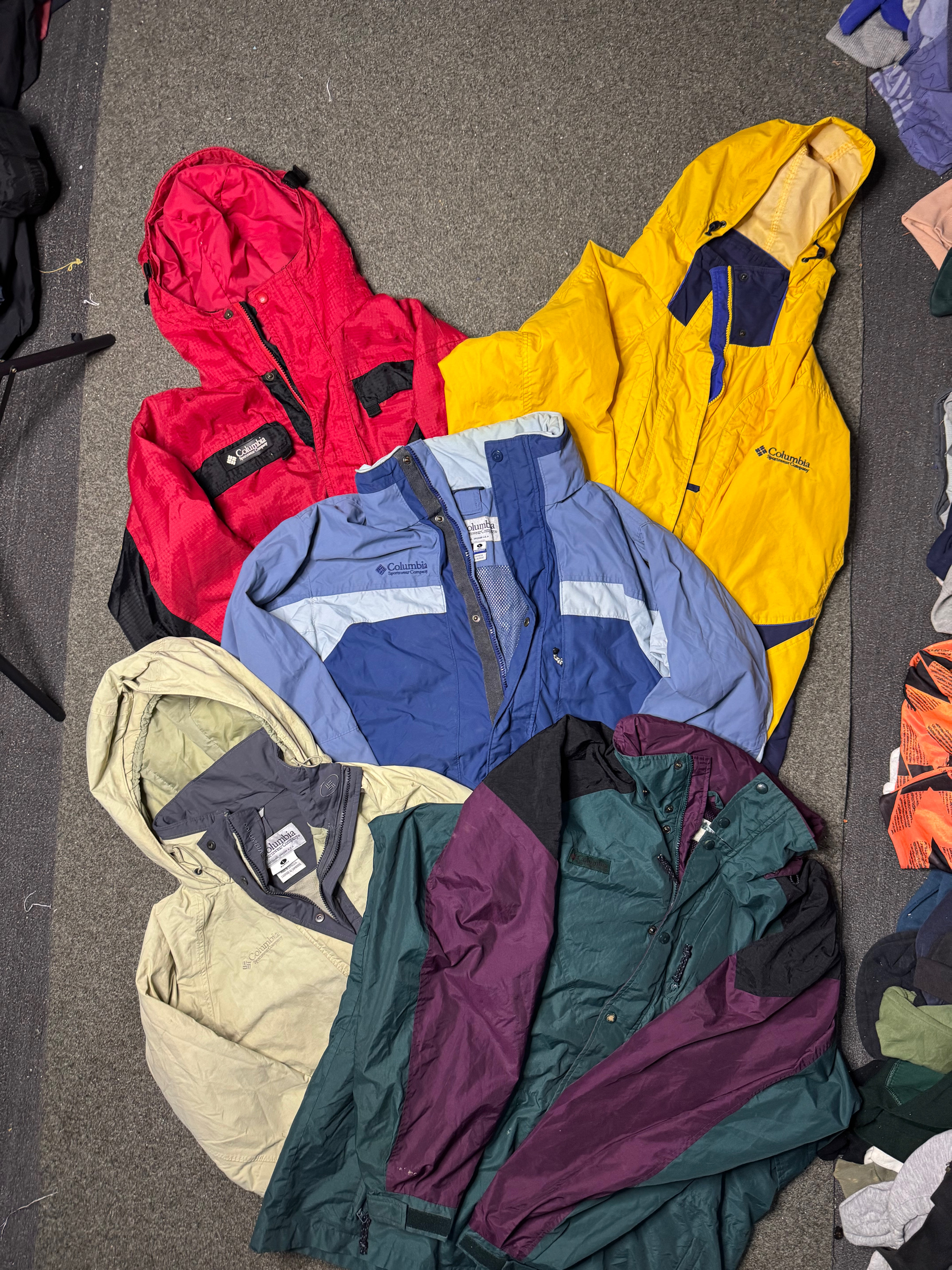 Columbia Windbreaker Jackets