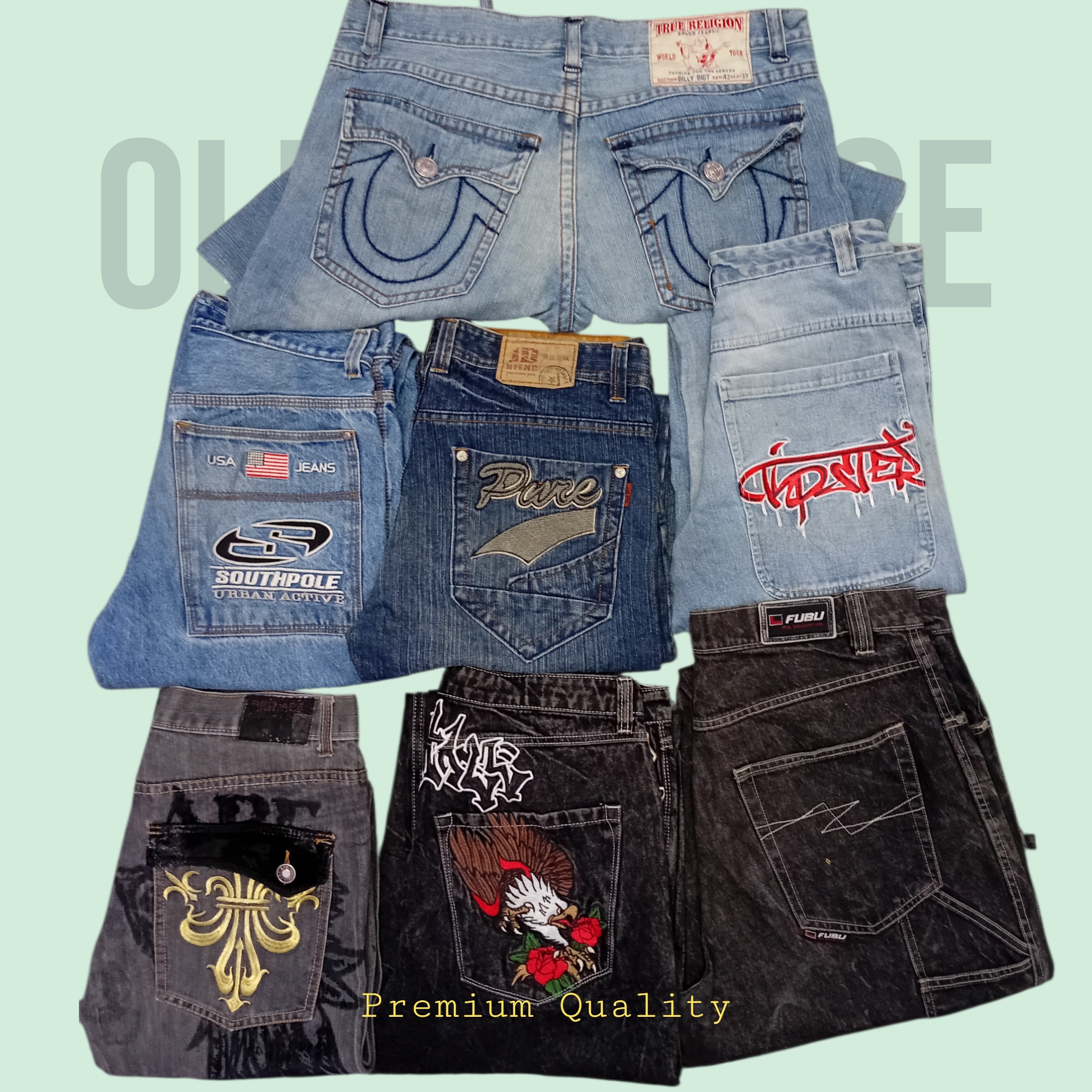 OV9915 Mix Brand Jeans