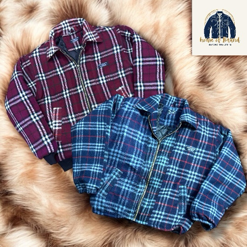 Upcycled burberry jackets