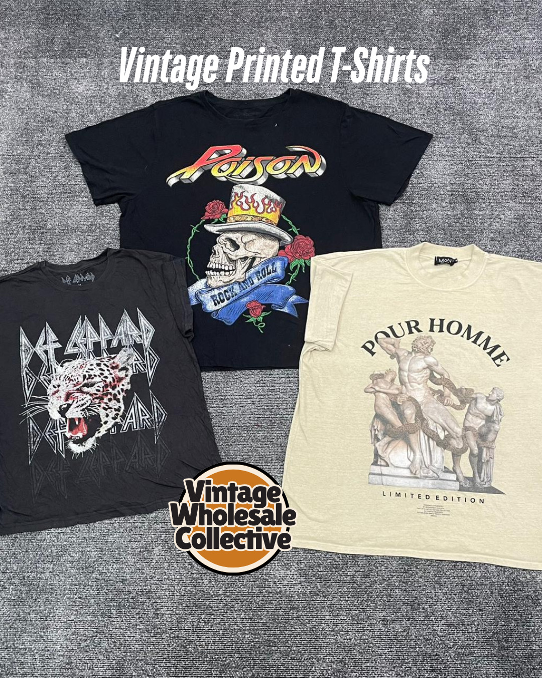 Vintage Printed T-Shirts - (16/01)