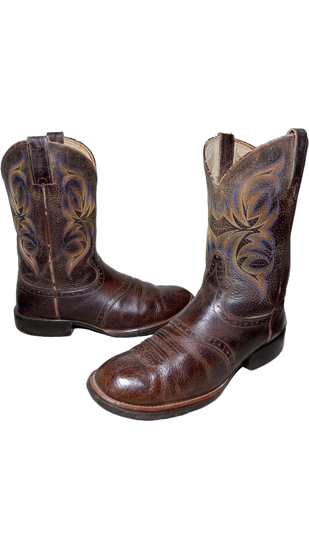 MV386# Excellent quality Vintage Cowboy Boots