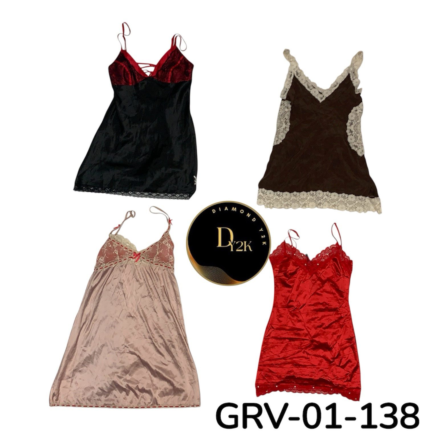 Retro Y2K Slip Dress – Perfect Party & Clubwear Dress (GRV-01-138)