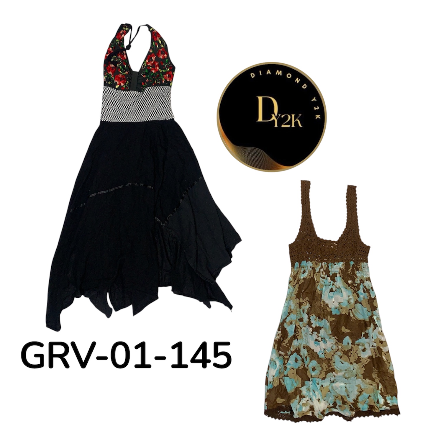 Vintage Y2K Cotton Dress (GRV-01-145)