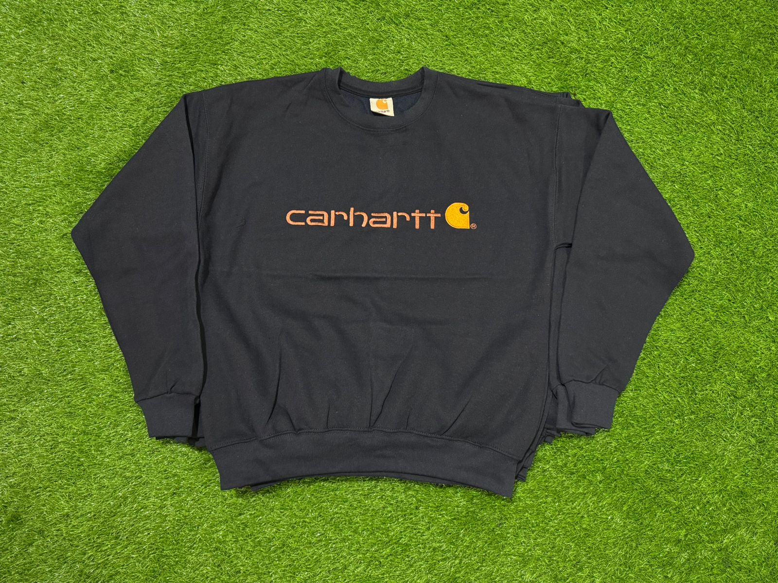 Rework Style Carhartt Black Sweatshirt.