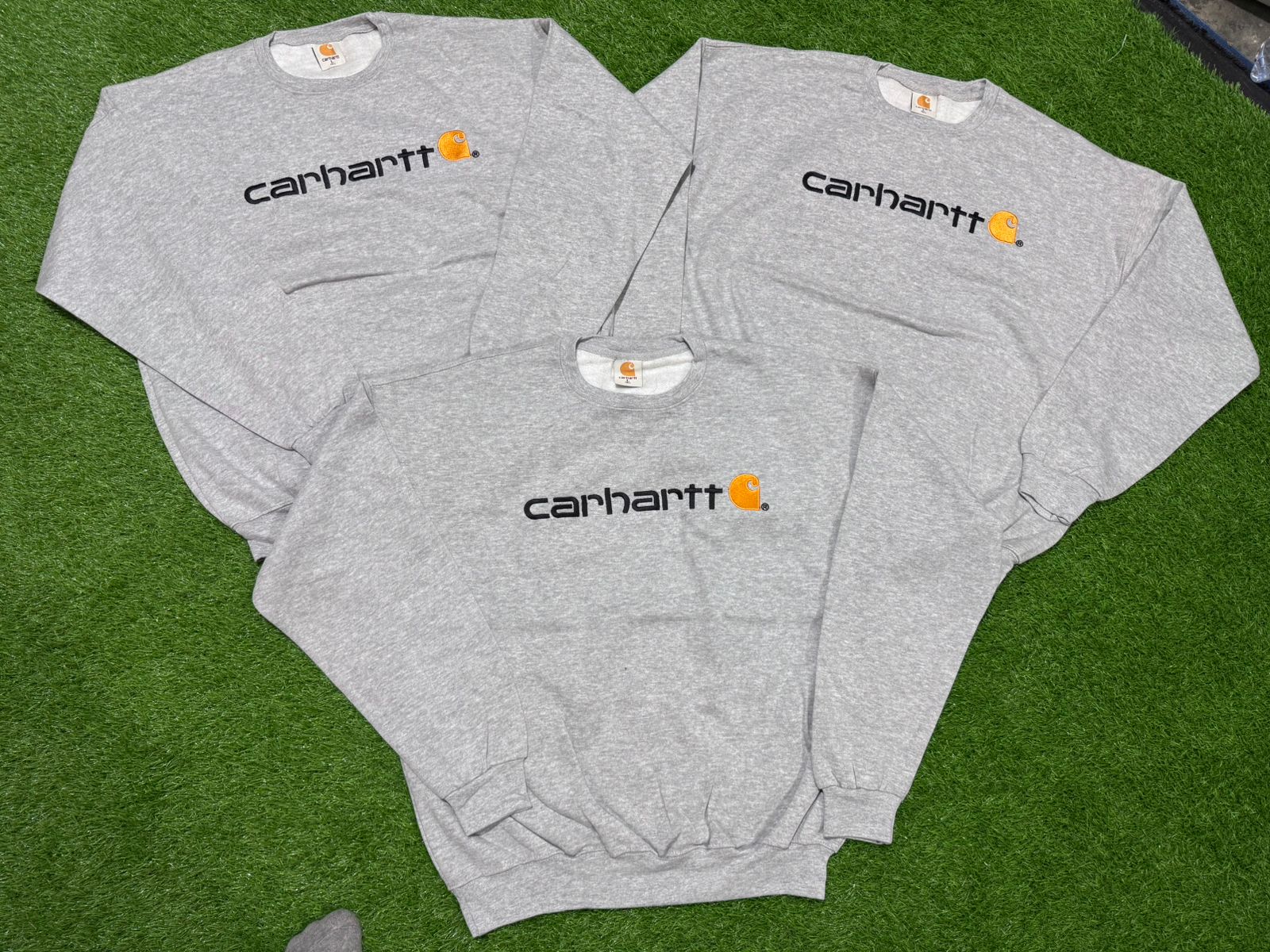 Rework Style Carhartt H.Grey sweatshirt.