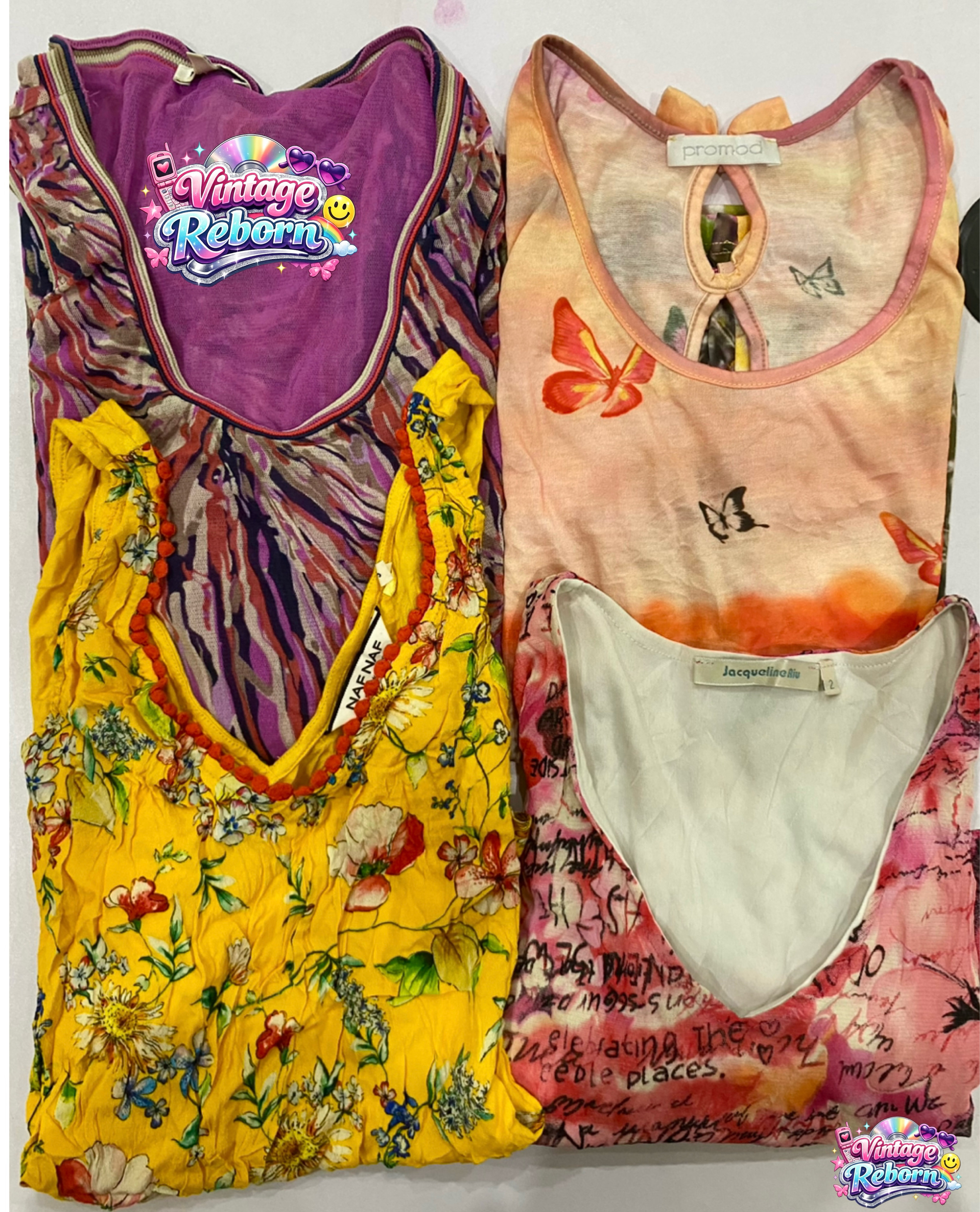 VR-201 Y2K Printed Tops Bundle –