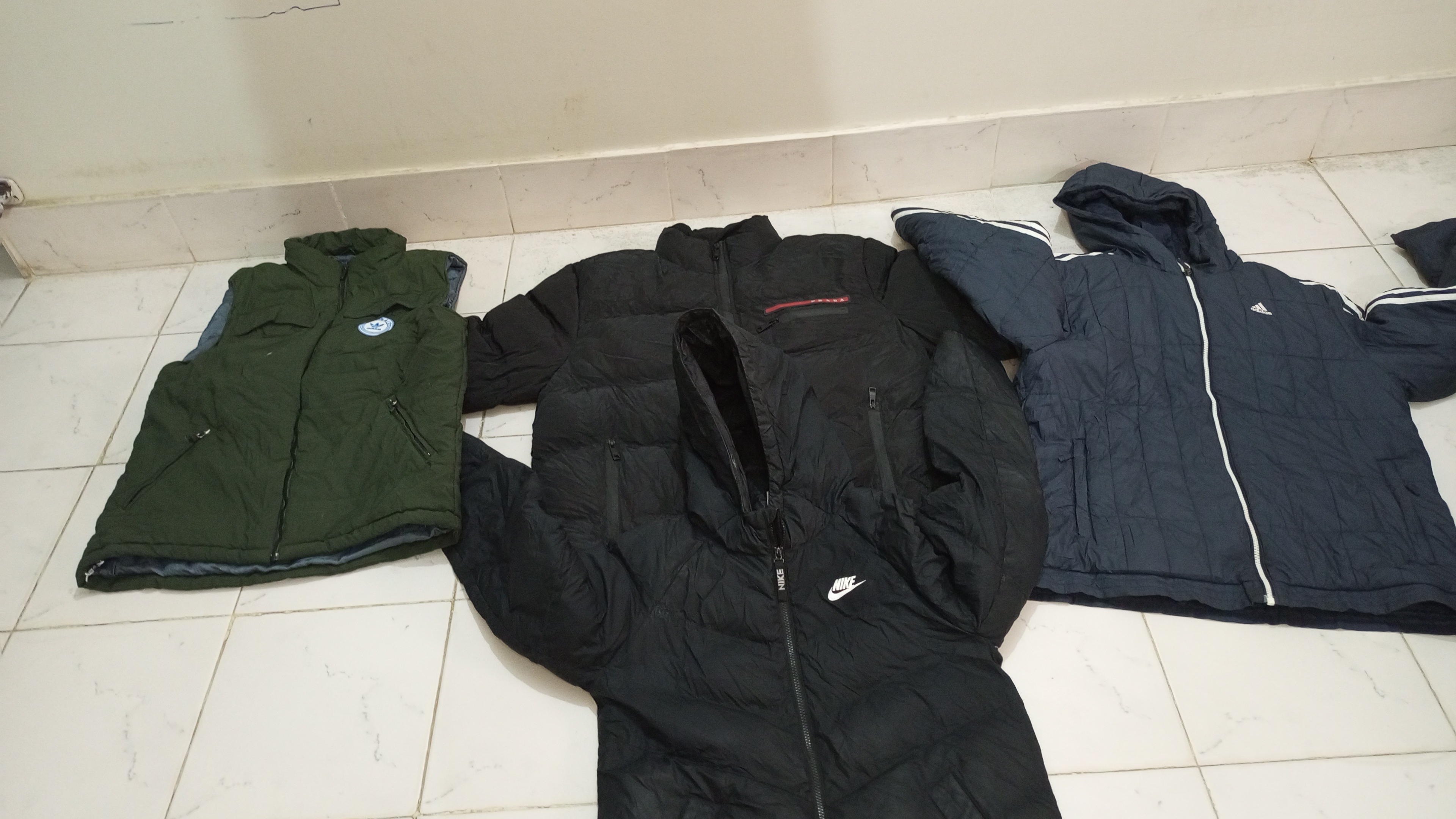 Mix brand puffer jackets and uppers