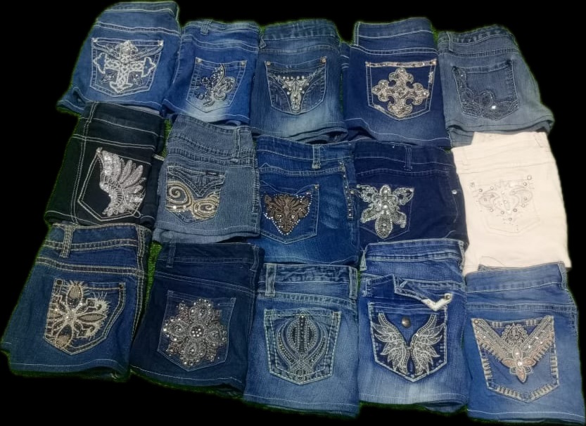 L.A.IDOL USA. AND OTHER MIX BRANDS MINI SKIRTS ( ID 34)