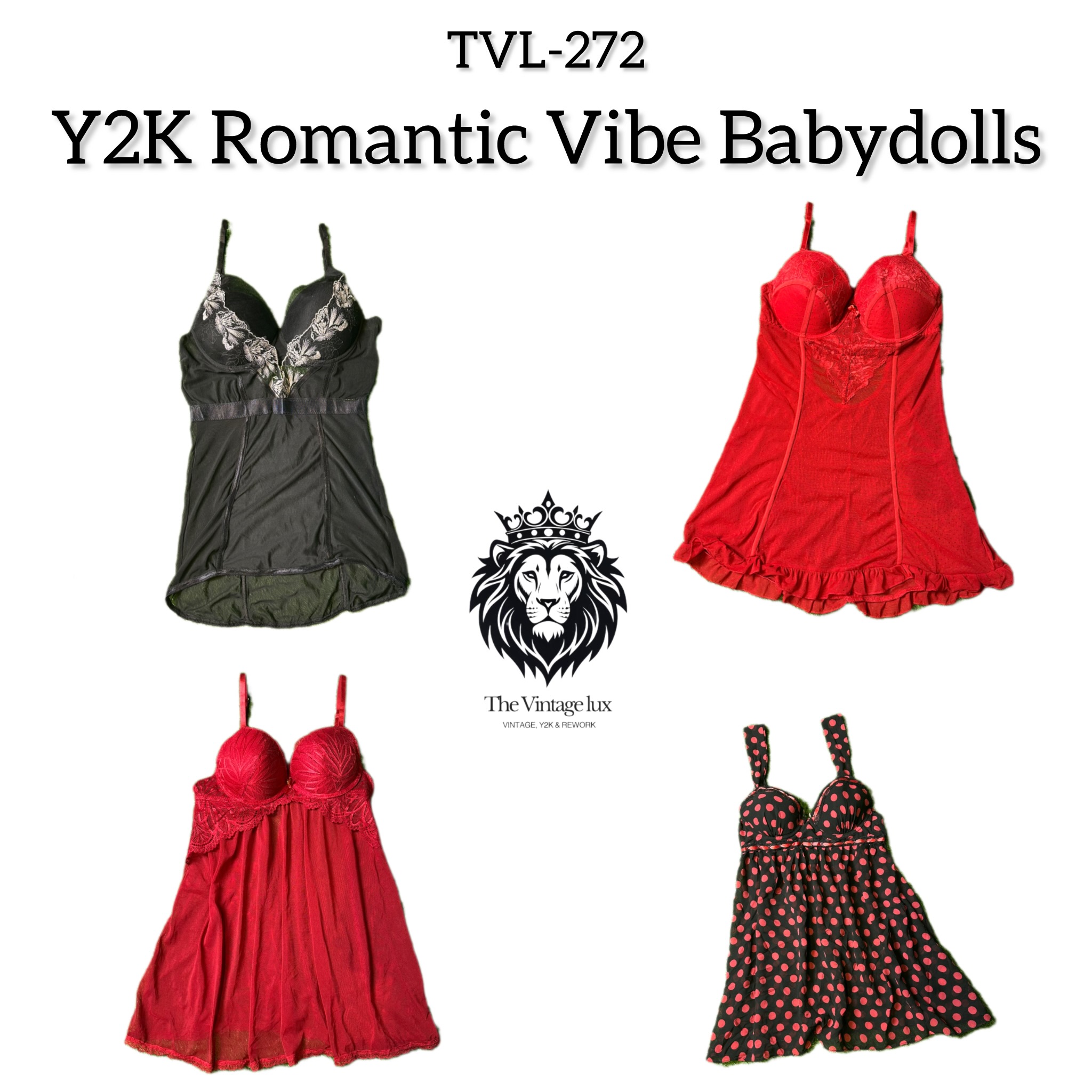 Y2K Romantic Vibe Babydolls (TVL-272)