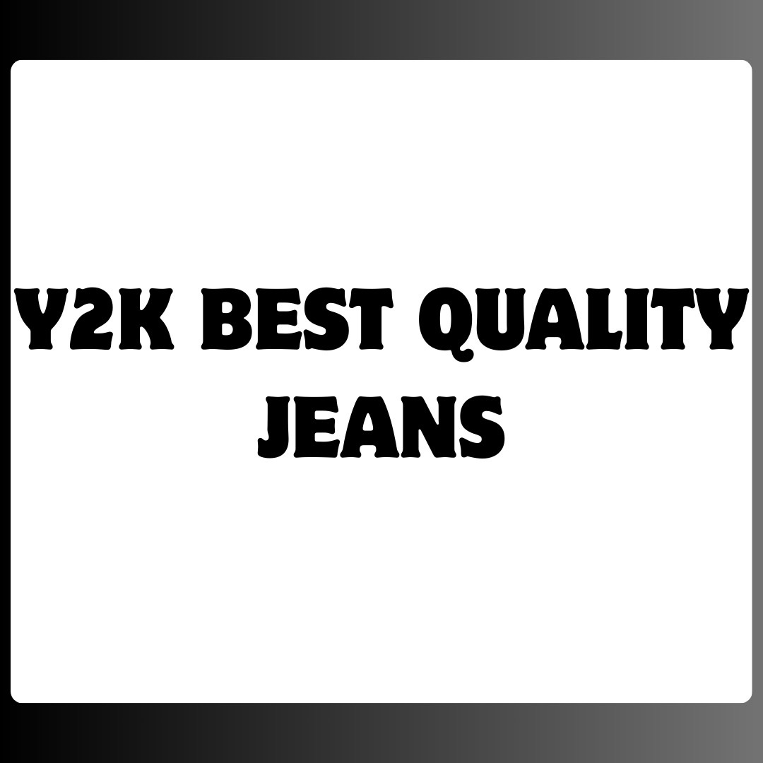 Jean évasés, embellis et brodés de la meilleure qualité Y2K