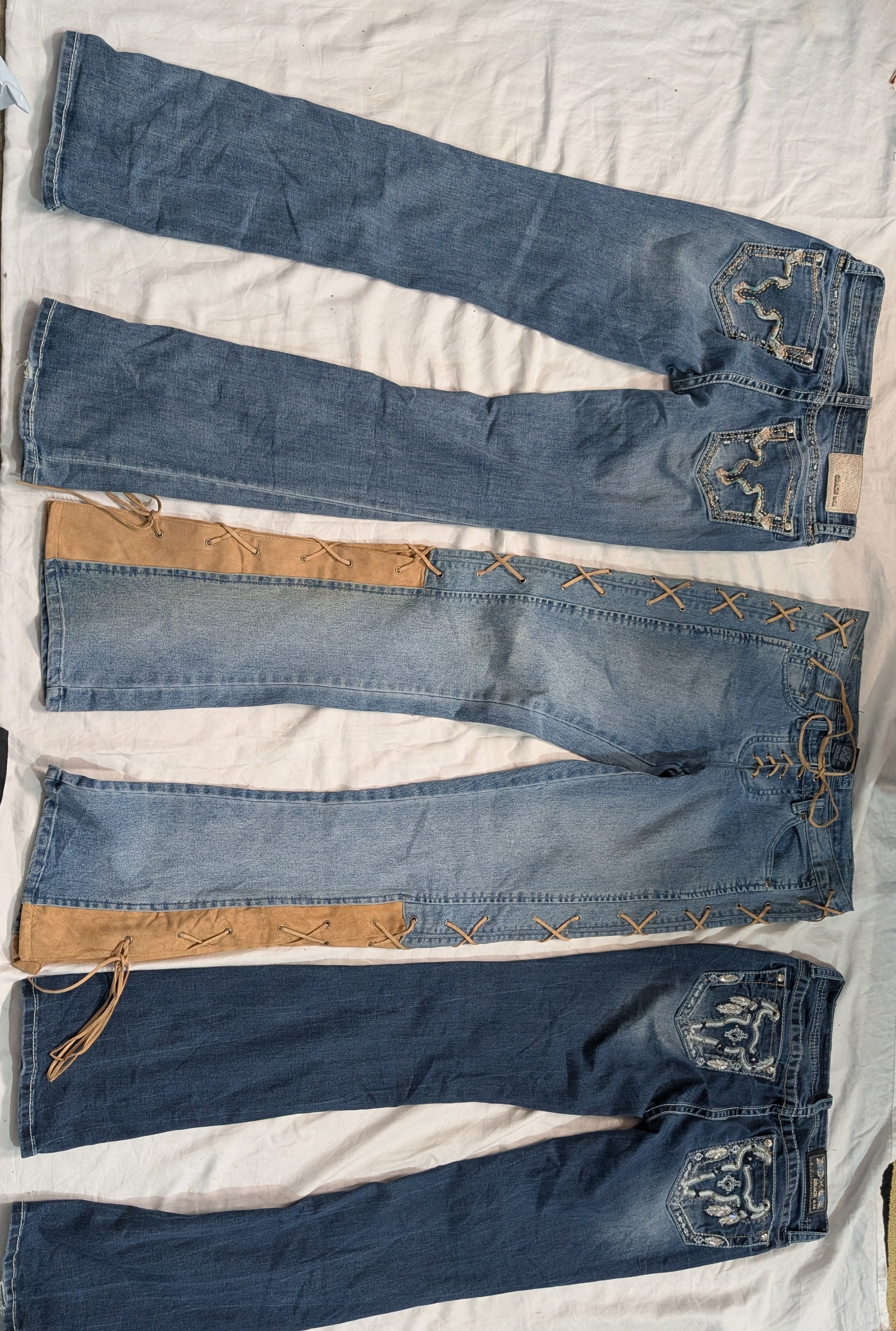 GOOD DETAILING JEANS (Designer brands) Wallflower,Mudd,Grace,etc