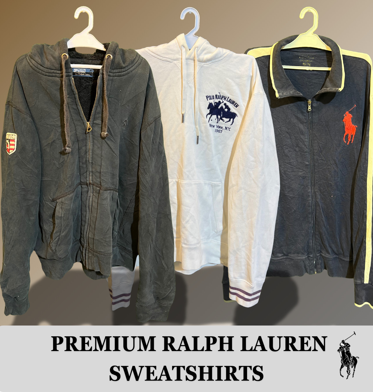 Premium Ralph Lauren Sweatshirts including Big Pony