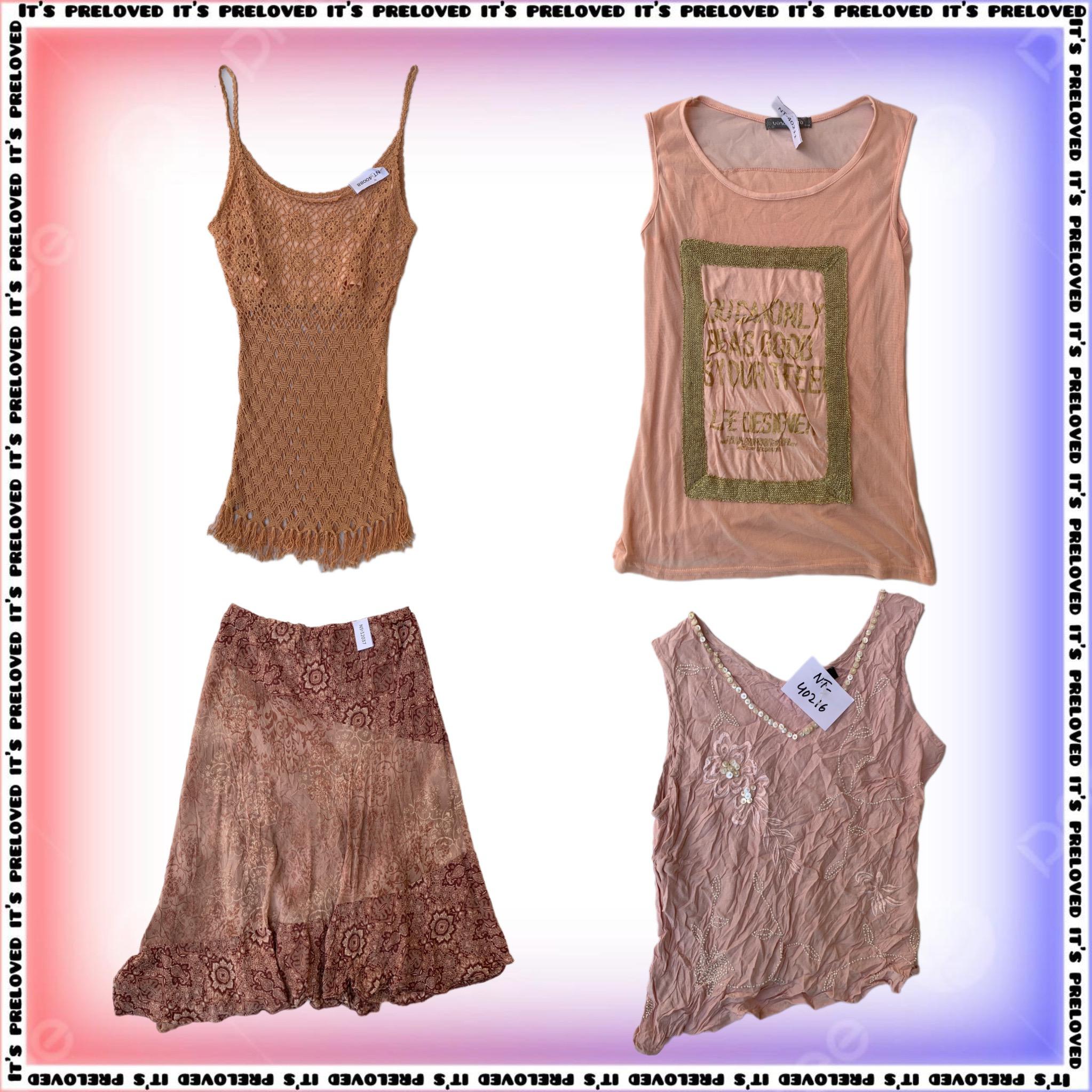 Girly Girl Gloss Edit - tops, dresses, skirts (SS-1858)