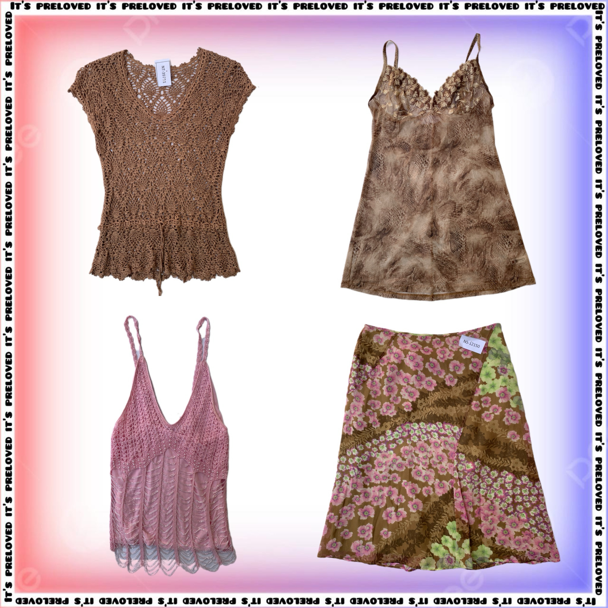 Romantic Y2K Girl Set - tops, dresses, skirts (SS-1861)