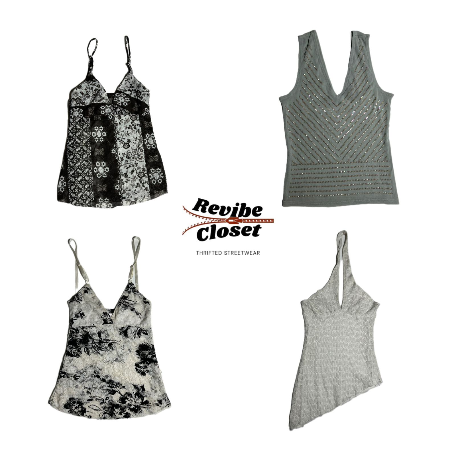 Y2K Earthy Ton Mesh Tops RC015