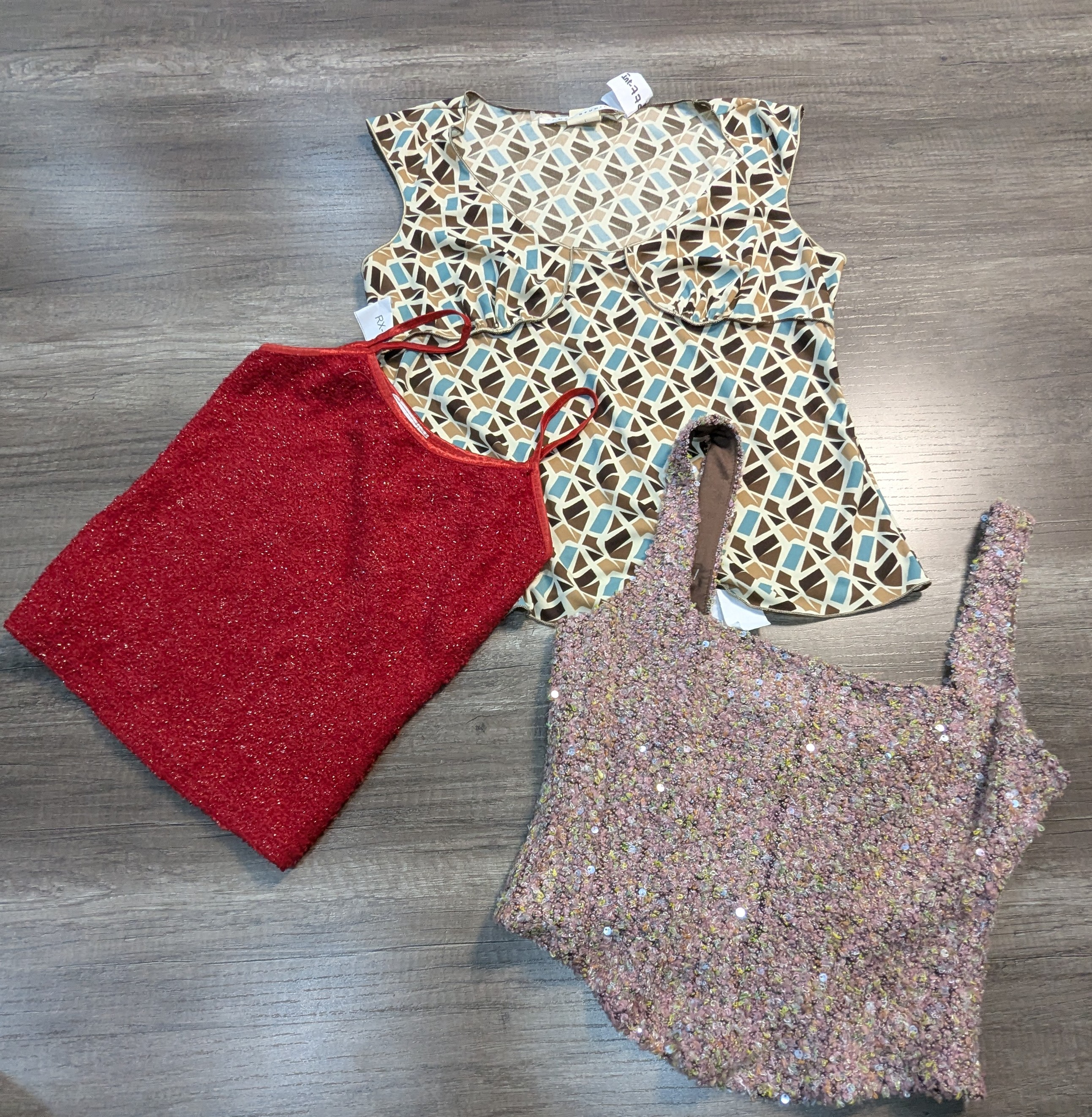 3126 - Camisole, blouse et jupe style vintage