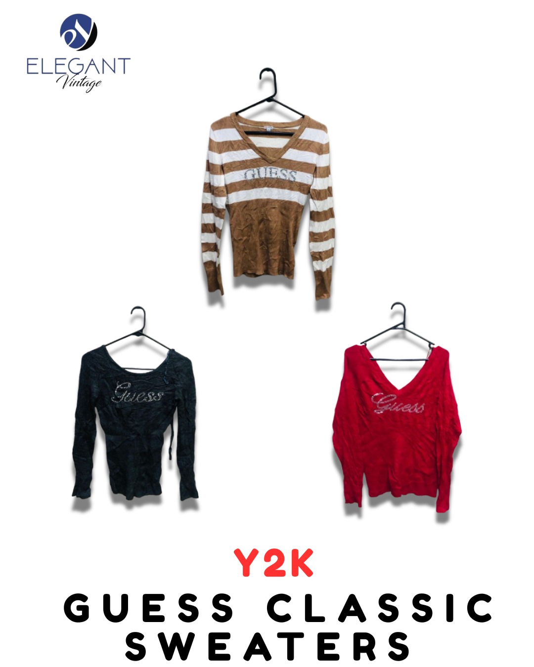 Y2K Guess Classic Sweaters - EV2138