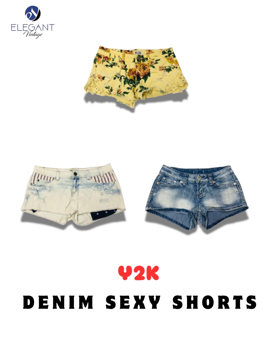 Y2K Denim Sexy Shorts - EV2143