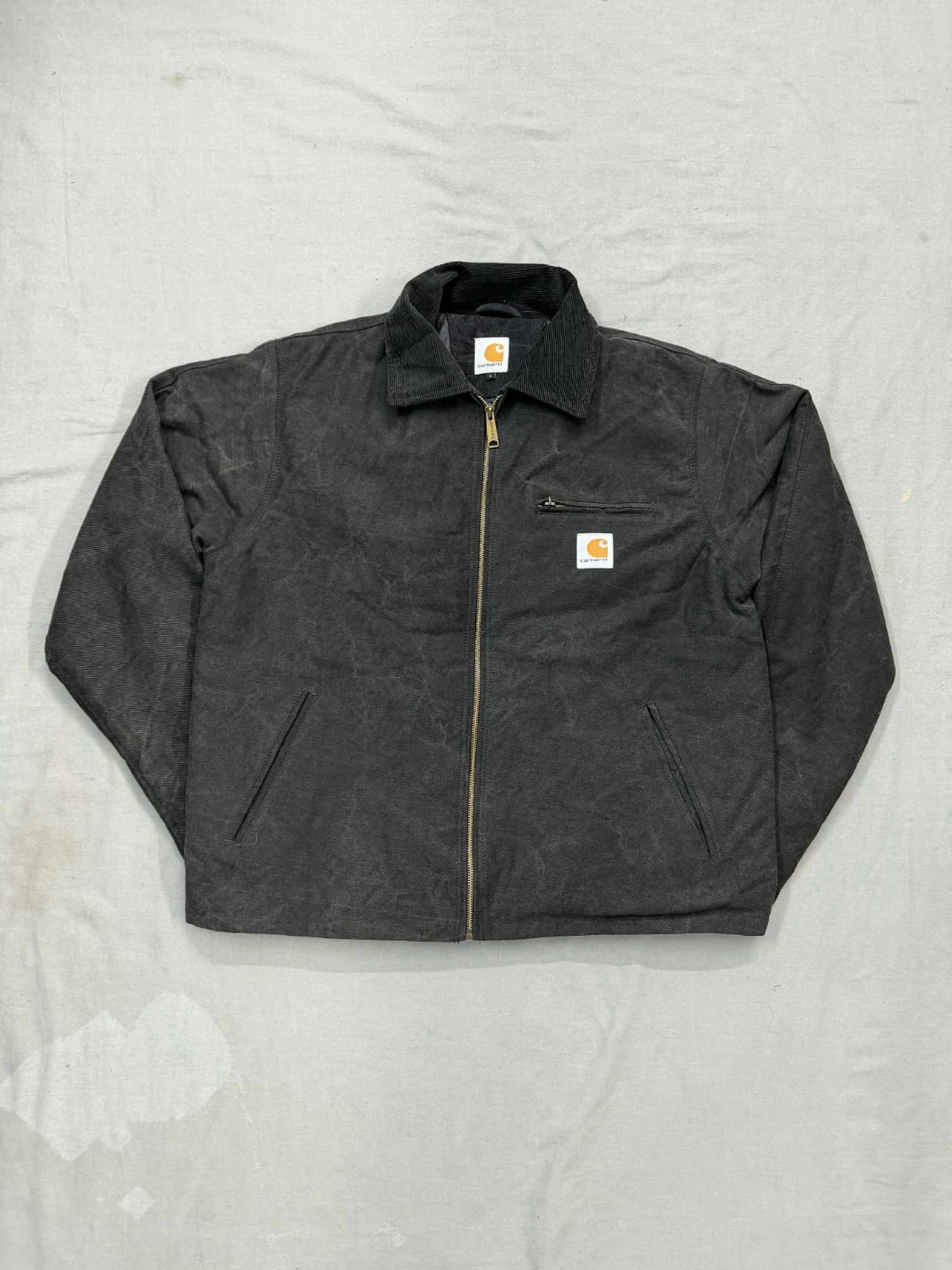 Carhartt acid wash rework style black Detroit jackets
