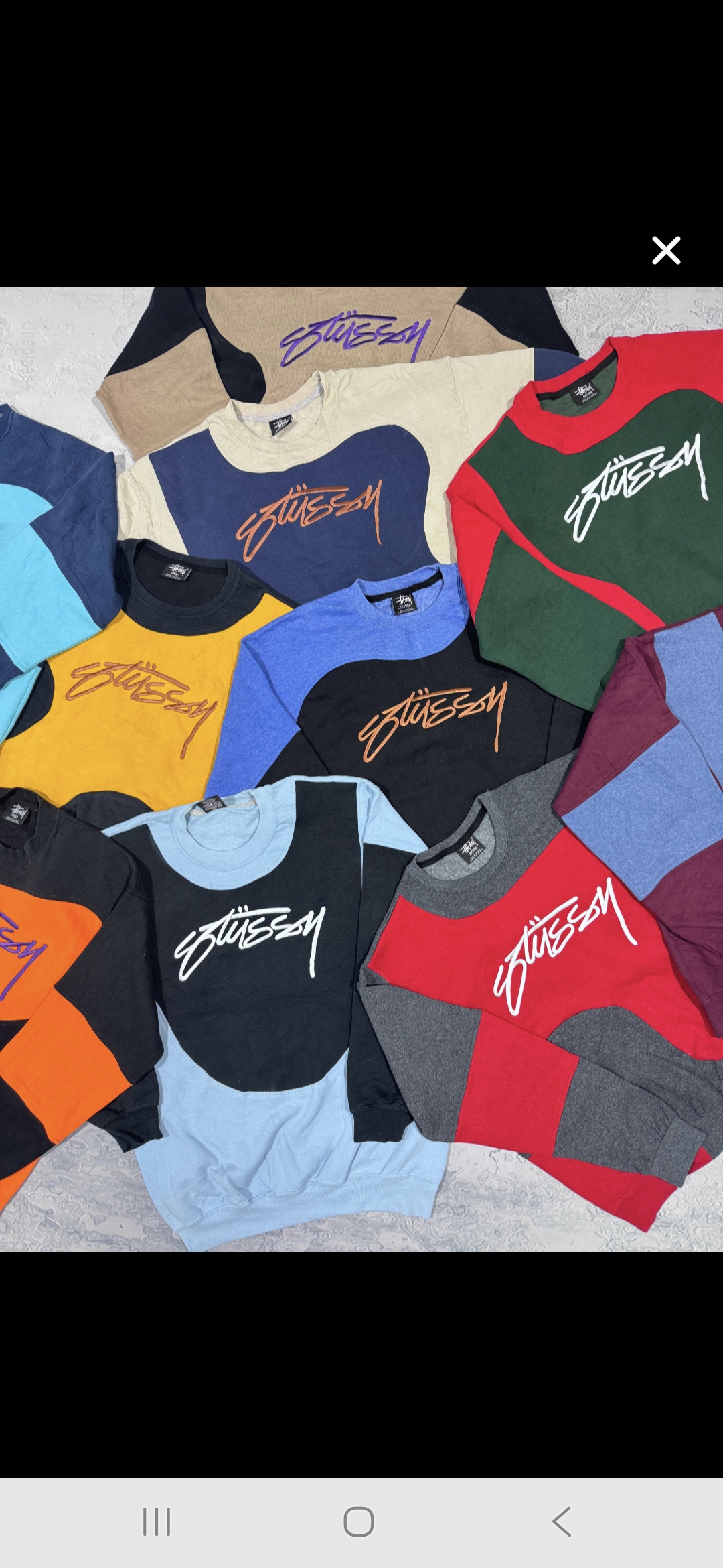 Rework Style Stussy sweatshirt.