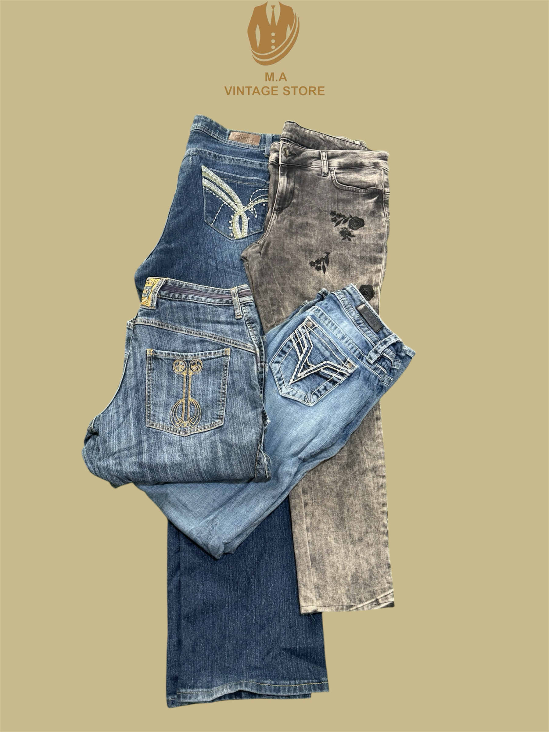 Y2k embrodie Jeans