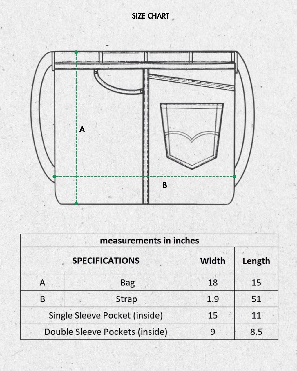 Sac bandoulière en denim recyclé - moq 15