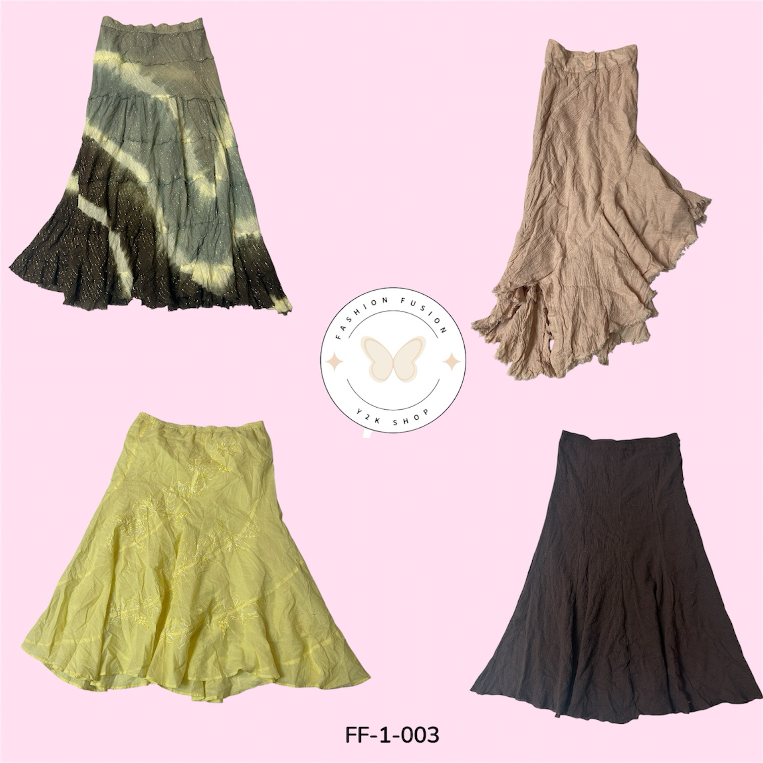 Multi-Style Cotton Skirts Wholesale Pack (FF-1-003)