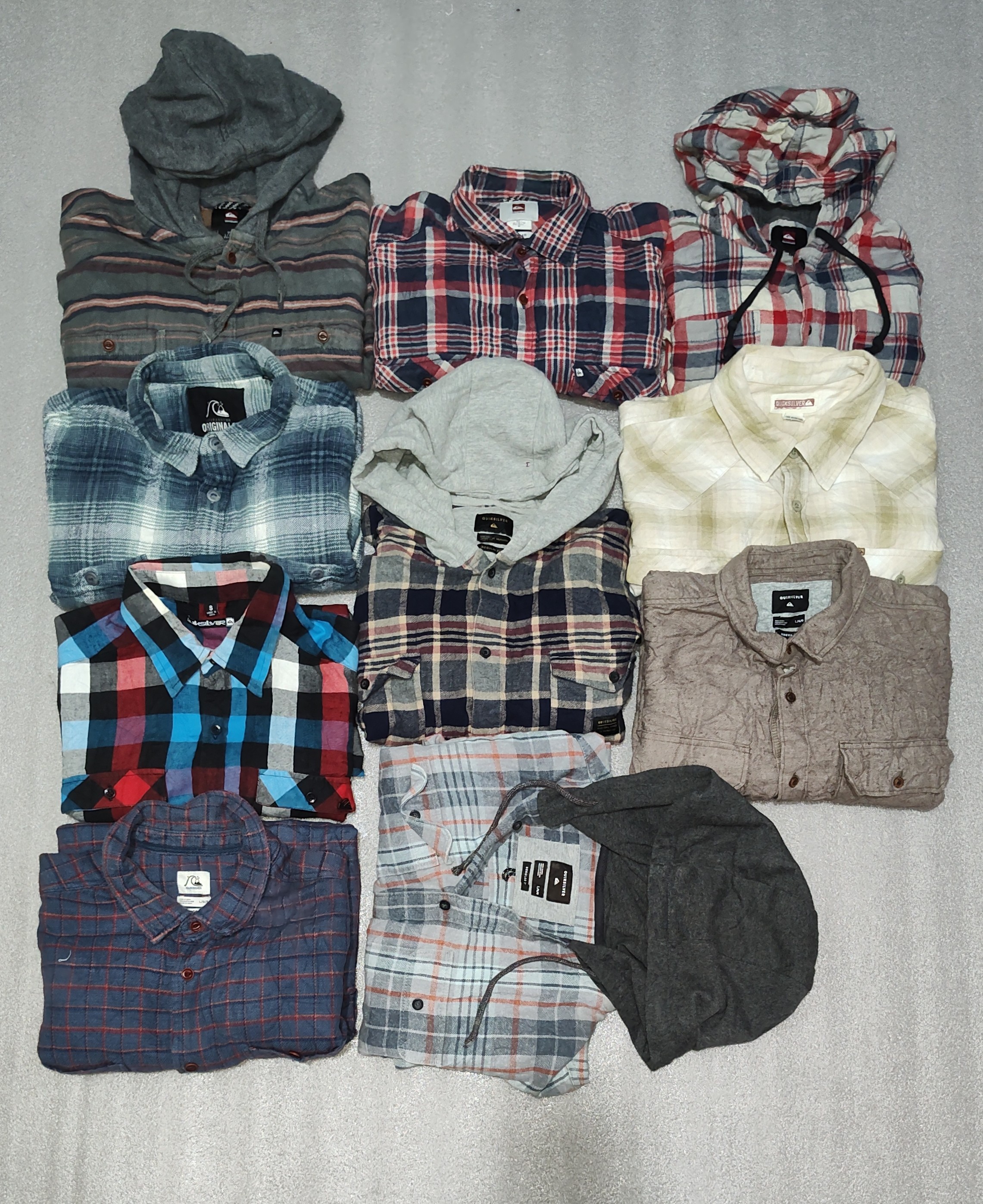Quiksilver flannel shirts